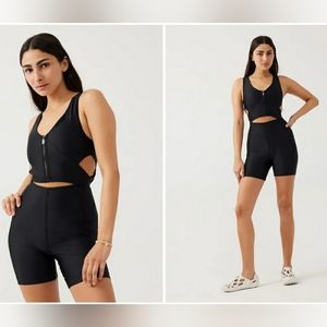 Outdoor Voices Black Splashknit Bodysuit - large
